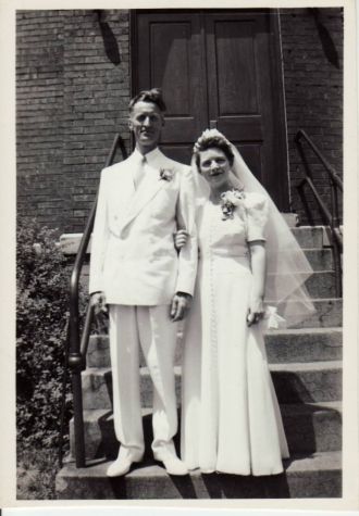 Kenneth Glass & Gladys Wedding