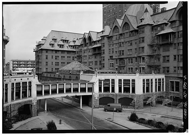 2. VIEW OF SOUTH ELEVATION FROM THE MARLBOROUGH HOTEL. -...