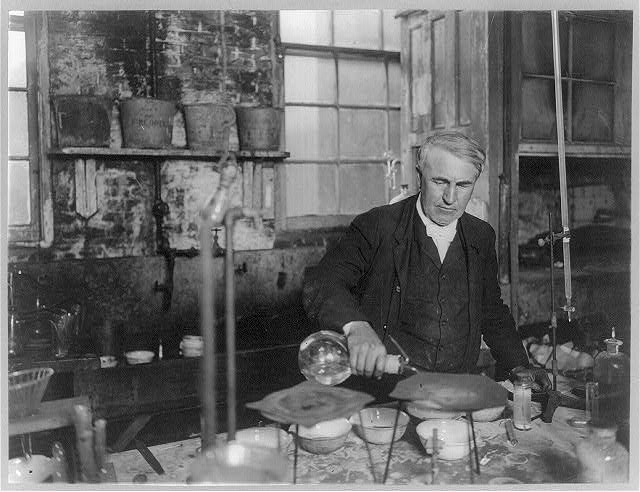 [Thomas Alva Edison, 1847-1931, half-length portrait,...