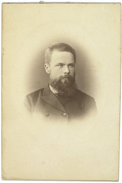 [K. Mikhailov, head-and-shoulders portrait, facing...