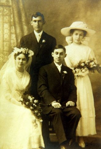 Fred & Elizabeth Jehle wedding, 1911