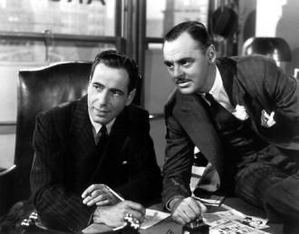Humphrey Bogart and Jerome Cowan.