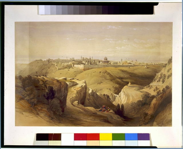 Jerusalem from the Mount of Olives / David Roberts, R.A.