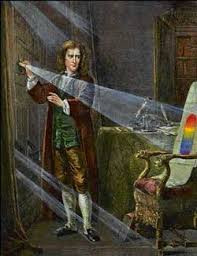 Inscription of Isaac Newton During an Optics Experiment