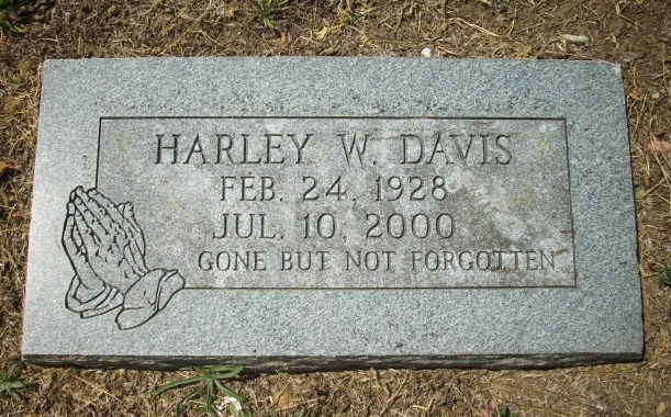 Harley William Davis gravesite