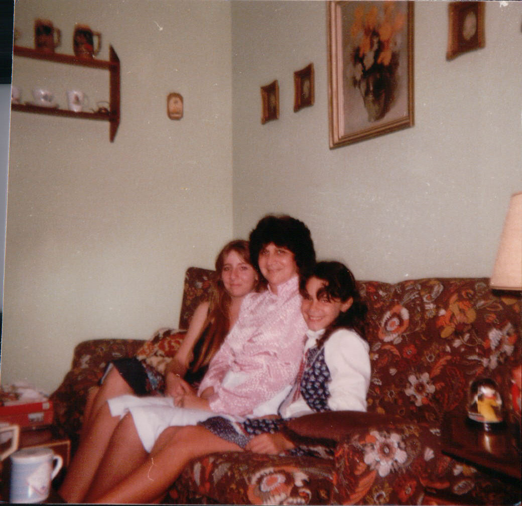 Pauline with her daughters Stephanie and Victoria taken at the home she grew up in, in South Miami FL.