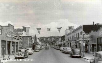 Kent Business District 1940s