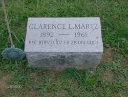 Clarence Lafayette Martz gravesite
