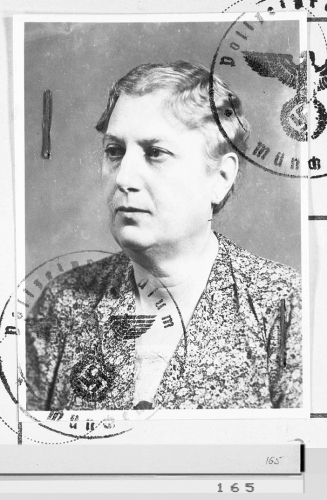 Bella Ballin - Identity Card Photograph circa late 1930's (est.)