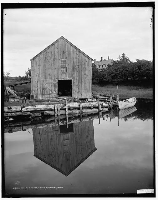 Old Fish House, Kennebunk Port [i.e. Kennebunkport], Maine