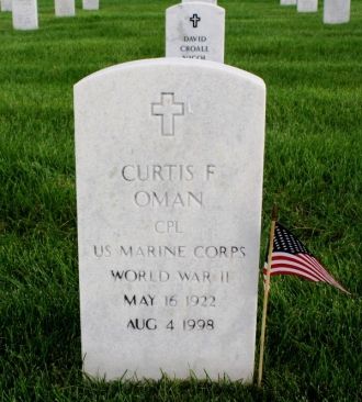 Curtis F Oman gravesite