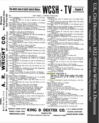 William Austin Henry Demmons II--U.S., City Directories, 1822-1995(1957)