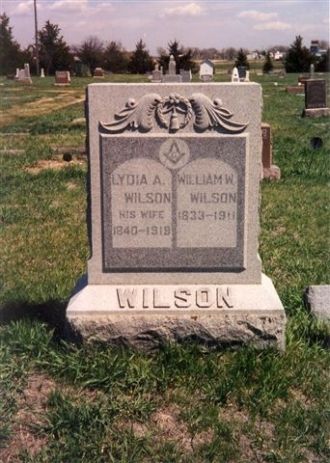 Headstones of Lydia & William