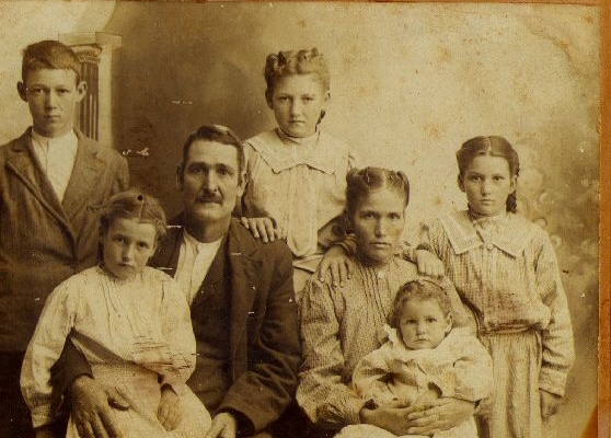 George Washington Marks Family, Texas 1890