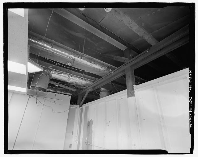 6. Interior view of unoccupied space looking up at...