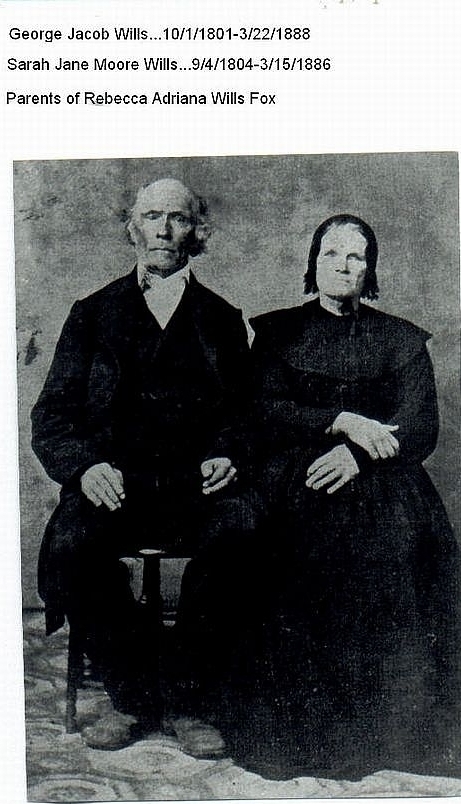 George Jacob Wills and Sarah Jane Moore