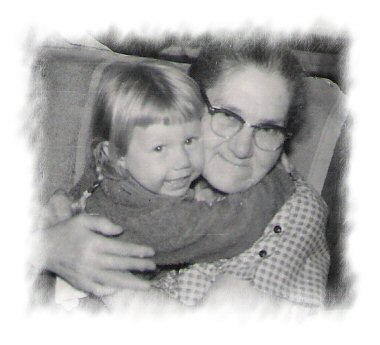 Robin Miller and Granny (Sarah Belle Wilson Miller)