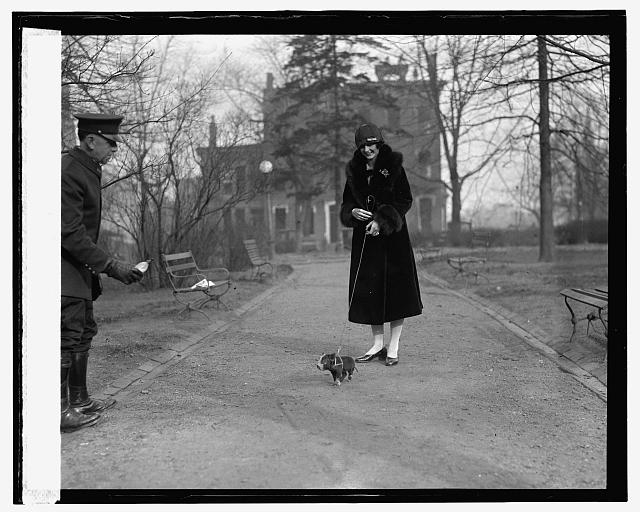 Miss Lois Hoover & pet pig, 12/1/25