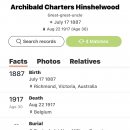 A photo of Archibald Charters Hinshelwood