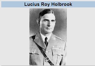 Lucius Roy Holbrook (April 30, 1875 – October 19, 1952)  Arkansaw, Wisconsin