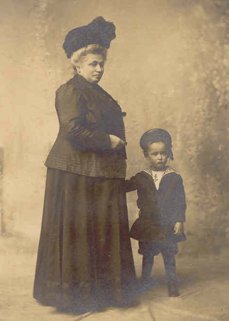 German Woman and Grandson