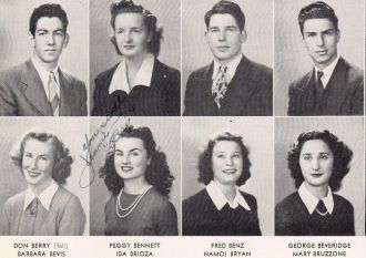 Don Berry and 1945 Seniors, California