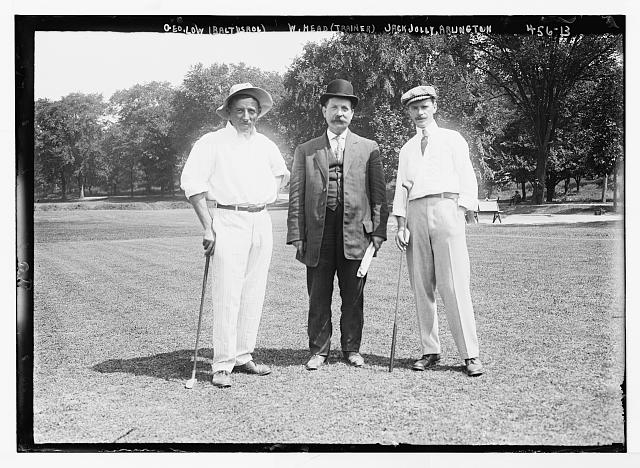 Golf match: Geo. Low, Baltusol; W. Head (trainer) and...
