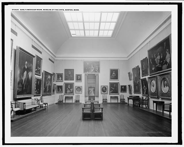 Early American Room, Museum of Fine Arts, Boston, Mass.