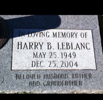 A photo of Harry B Leblanc