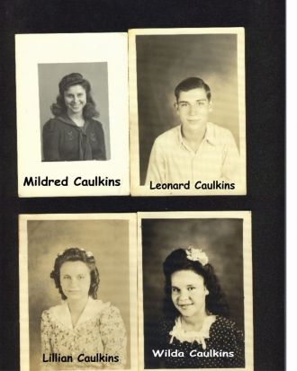 Children of Clarence and Macy Collins Caulkins