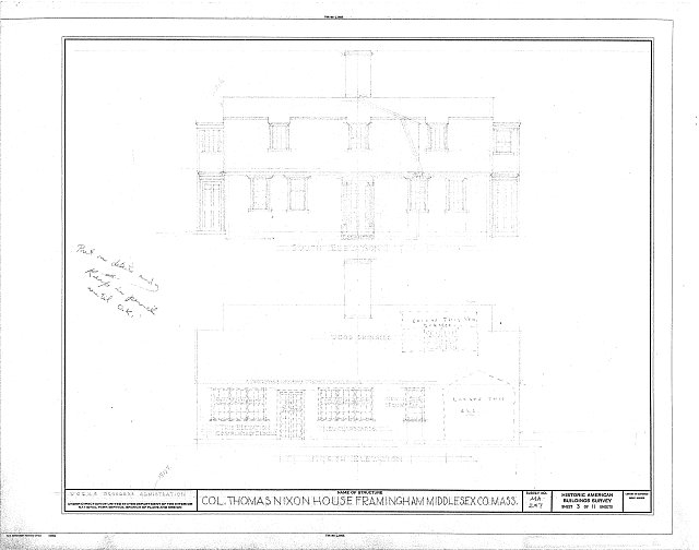 HABS MASS,9-FRAM,3- (sheet 3 of 11) - Colonel Thomas...