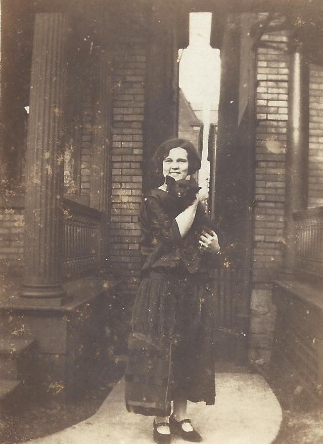 Girl with Cat