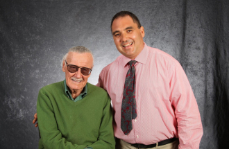 David Bracer-Negron with Stan Lee