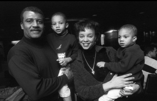 Yolanda with husband Stan and kids