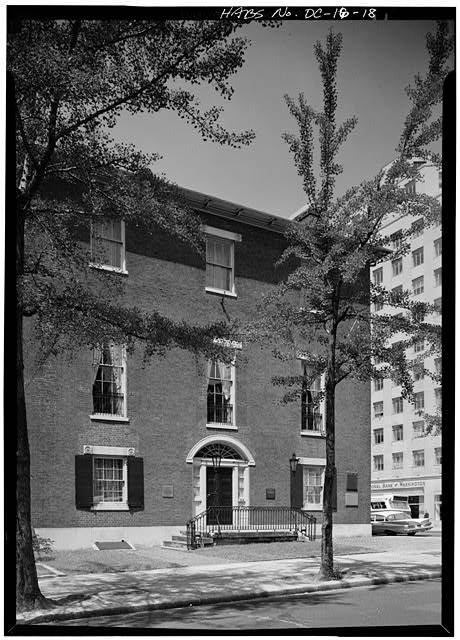 26. EAST FRONT, VIEW FROM SOUTHEAST - Decatur House,...