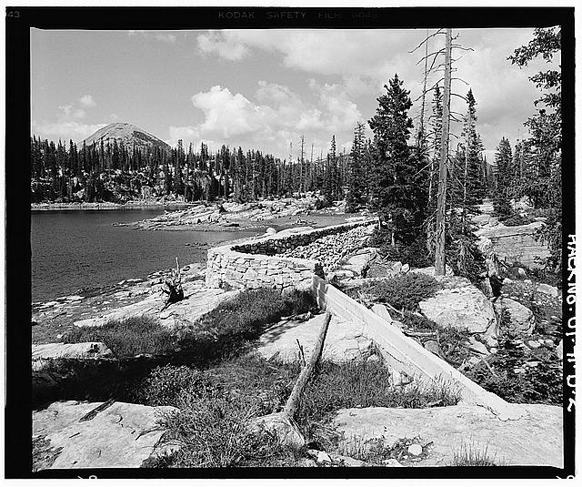 2. OVERALL VIEW OF DAM, SHOWING CREST AND DOWNSTREAM...