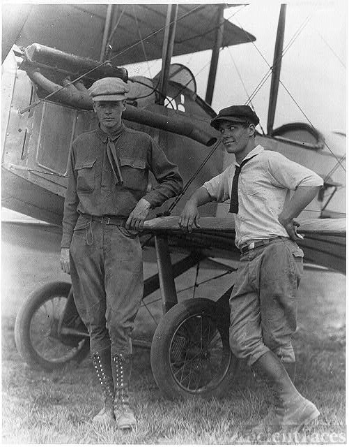 Charles Lindbergh and Harlan "Bud" Gurney 