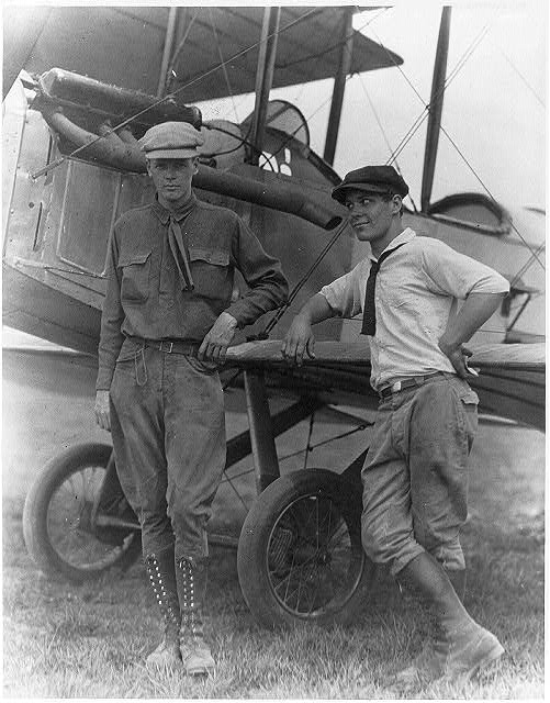 Charles Lindbergh and Harlan "Bud" Gurney 