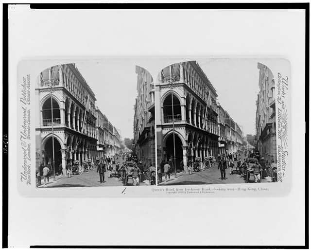 Queen's Road, from Ice-house Road, - looking west - Hong...
