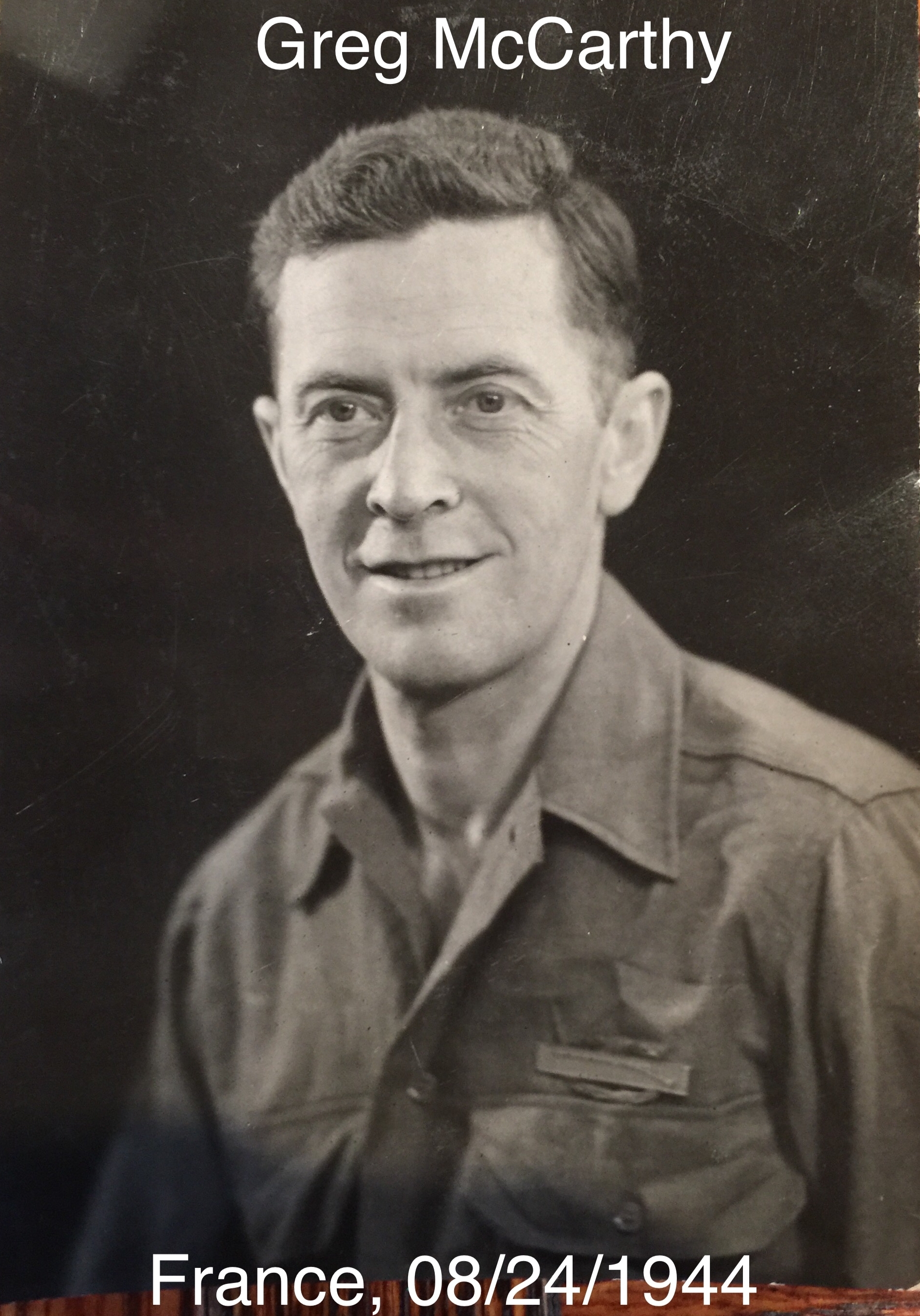 Greg McCarthy, 1944