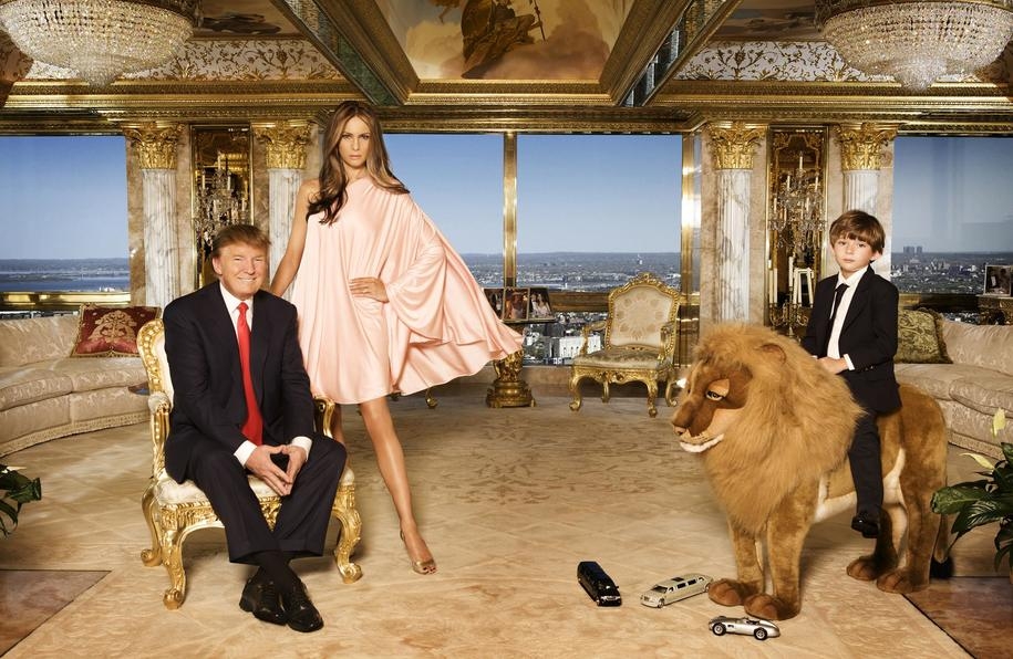 Donald and Melania Trump Family