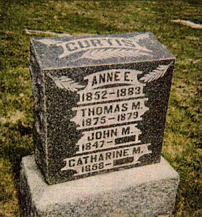 John Curtis Family Headstone
