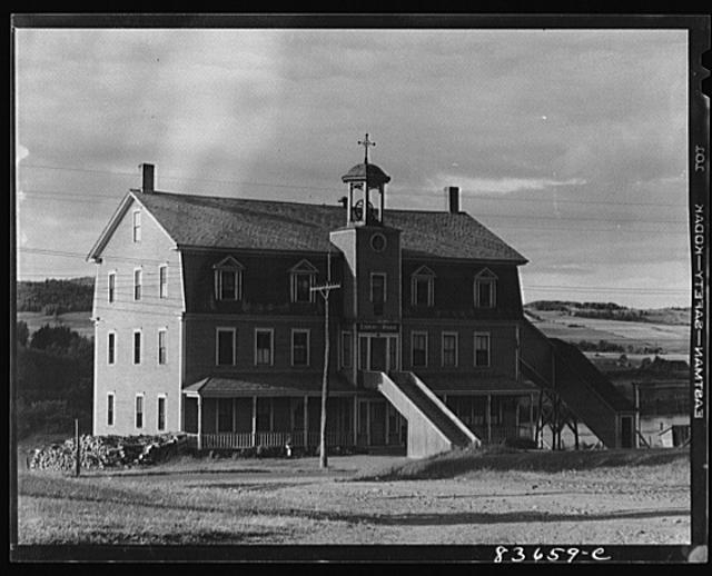 Fort Kent, Maine. (vicinity). Catholic school where the...