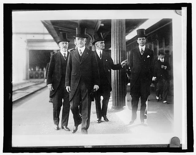 Arrival of the British Commission, 1917