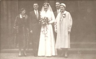 Jean (Duckworth) & Lionel Upfold Wedding, England