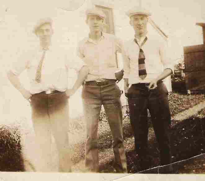 Edward Money, William Dildine, Harold Booth