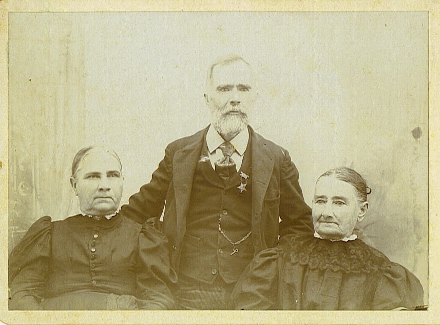Barbara, Luther and Mary Ellen Johnson on Visit to Wichita