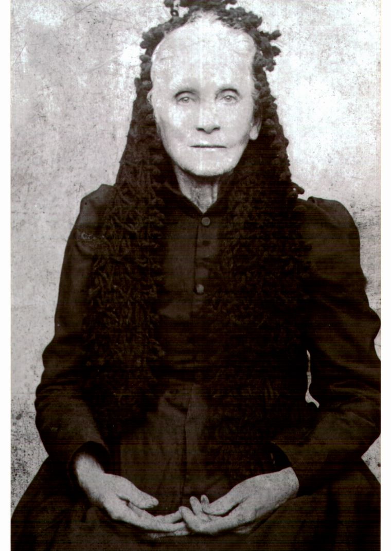 Hannah Jane Hickey Hatfield B 1853