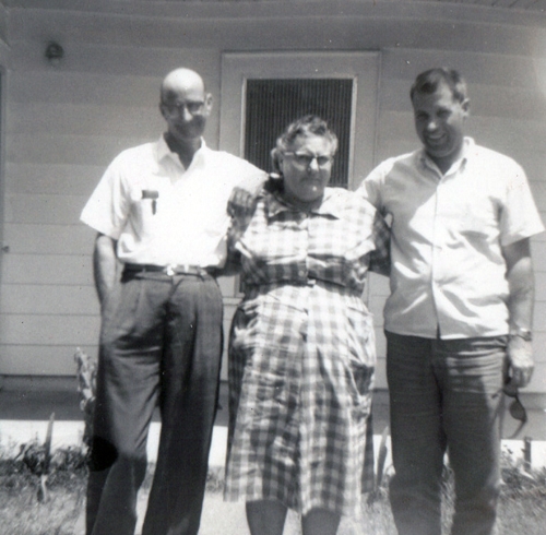 Harvey, Ethel, and Louis Brown