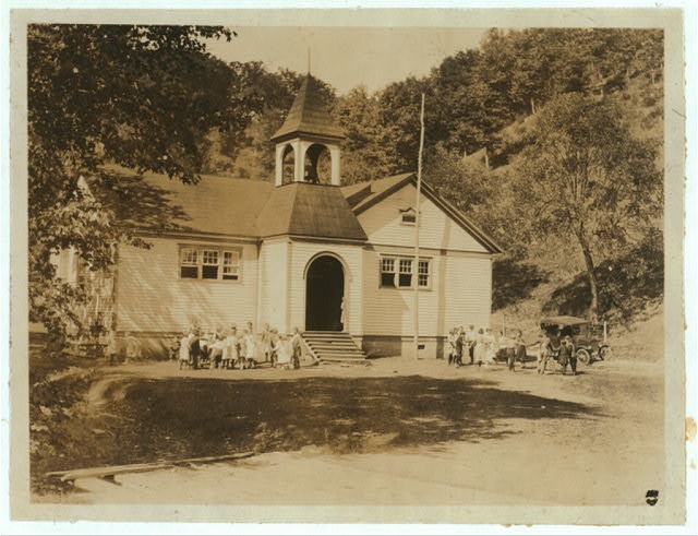 Buckeye Graded School, - typical two-room consolidated...